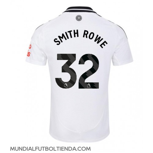 Camiseta Fulham Emile Smith Rowe #32 Primera Equipación Replica 2024-25 mangas cortas